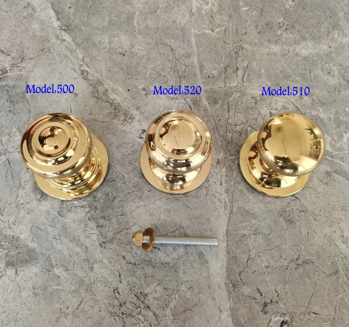 European Style Brass Copper Home Hall Door Gate Hollow Knob Handle PB Pomo Puerta De Entrada