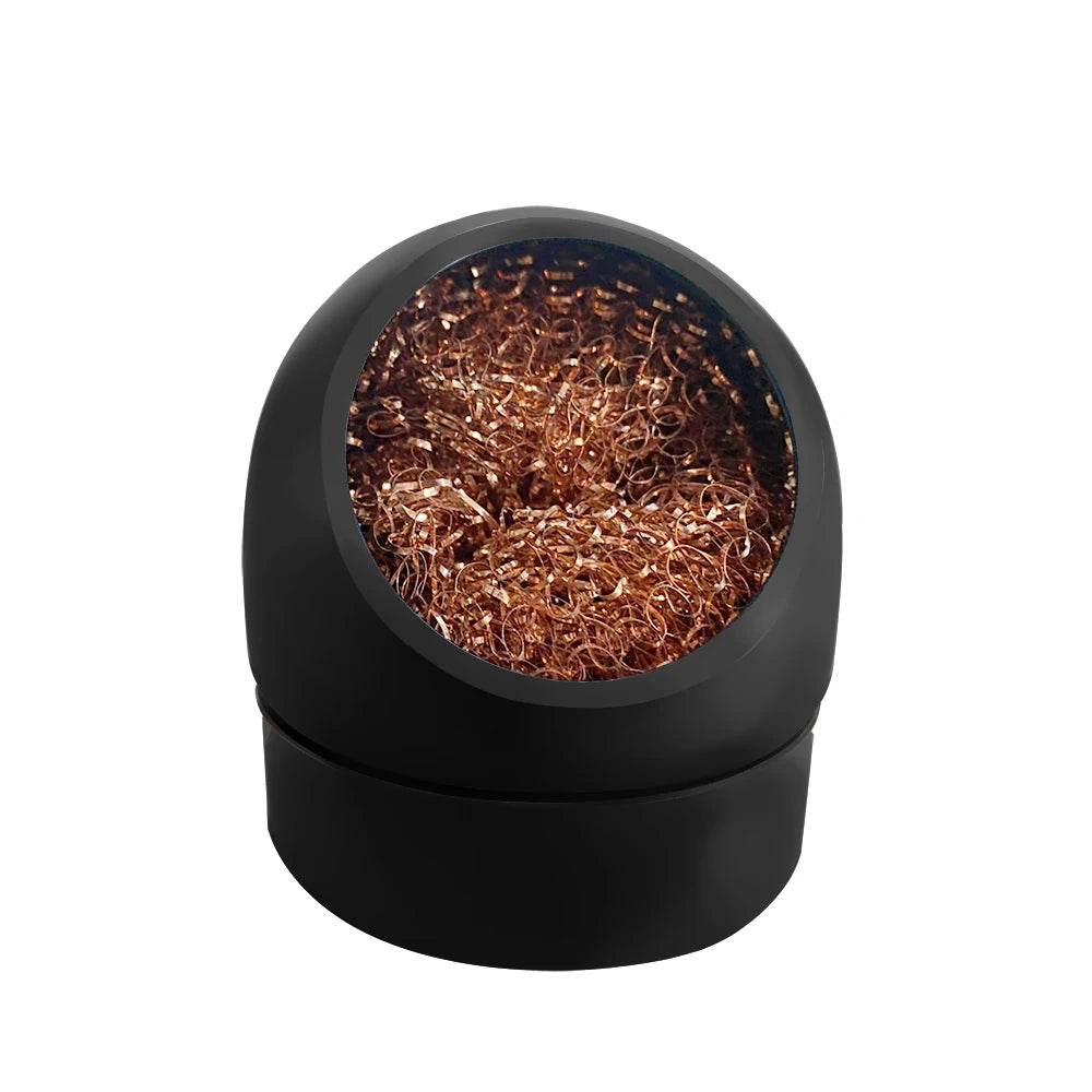 Cleaning Ball Desoldering Soldering Iron Mesh Filter Cleaning Nozzle Tip Copper Wire Cleaner Ball Metal Dross Box Clean Ball