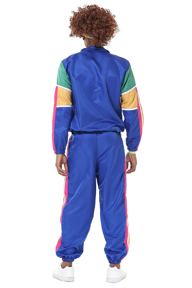 Couples Retro Hippie Costumes Male Women Carnival Halloween Party 70s 80s Rock Hip-Hop Disco Clothing Suit Cosplay Outfits