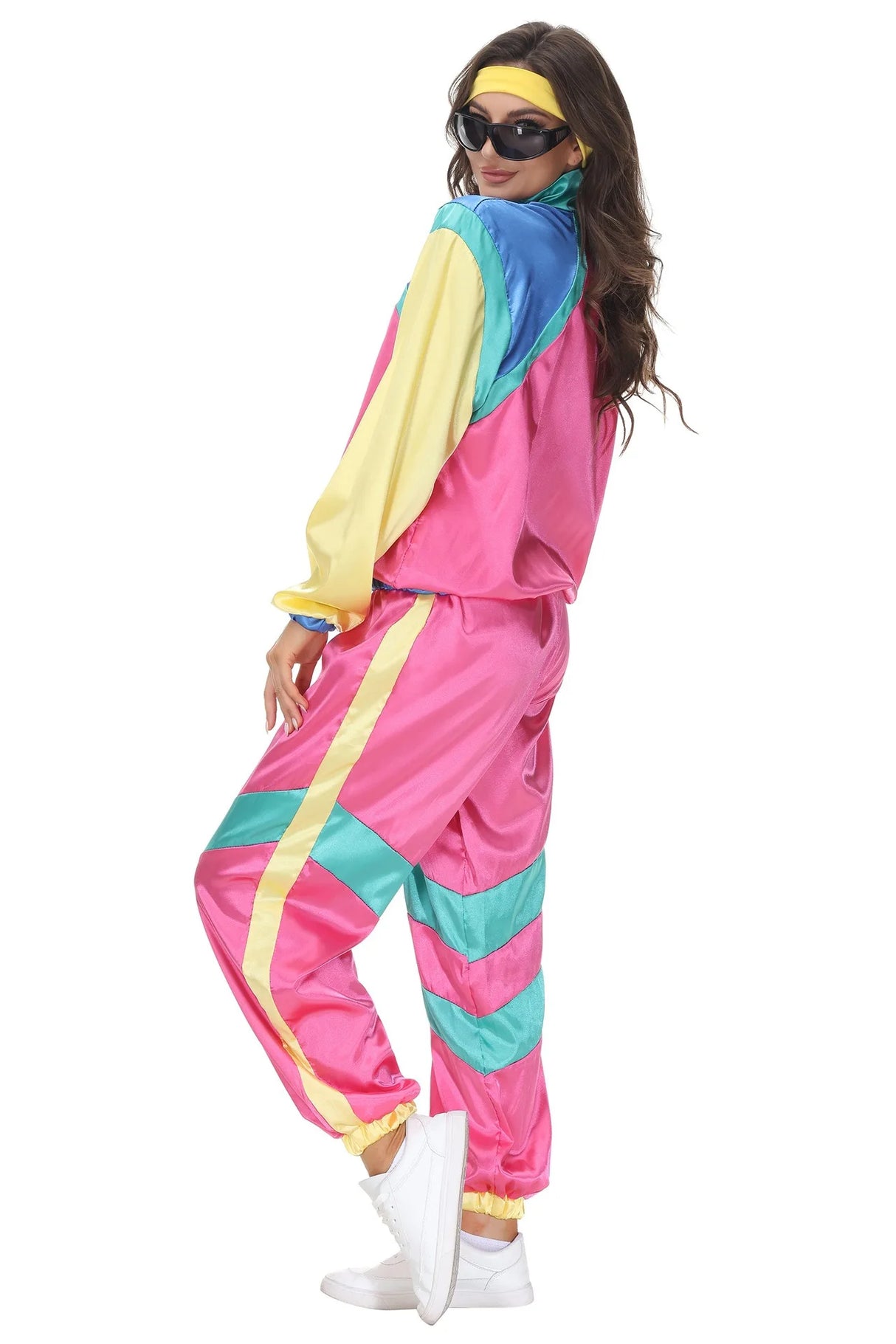 Cosplay Halloween Costumes 70s Retro Disco Couple Sportswear Cos Party Stage Performance Costumes