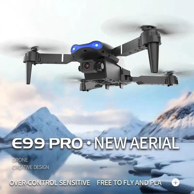 E99 K3 pro HD 4K Drone Camera Foldable Mini RC Helicopter with High Hold Mode WiFi Aerial Photography Quadcopter Toy for Ages