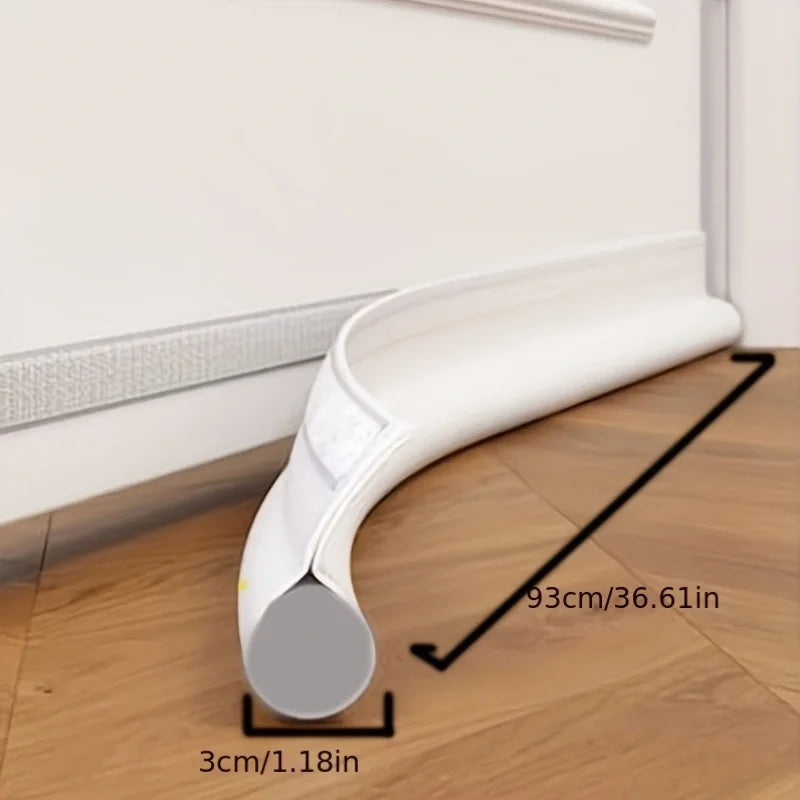 A Sealing Strip Door Seam Door Bottom Sealing Strip Sound Insulation Wind Strip Foam Tape Bedroom Door Gap Waterproof Handwork