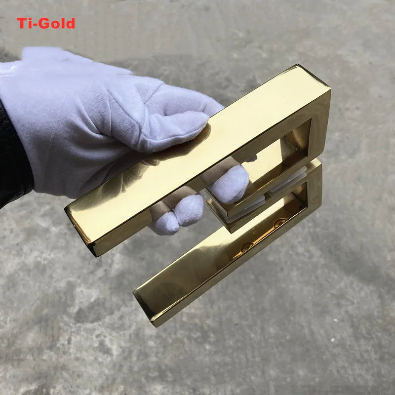 Glass door handle stainless steel wooden door handle shower bathroom accessories(SJ-3046)