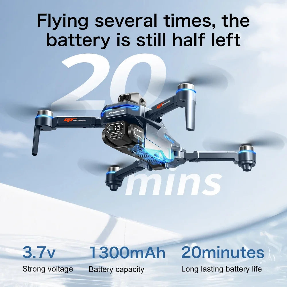 Lenovo GT8 Drone 8K Professional 4K HD Camera 5G Brushless Motor Aerial Photography Optical Flow with screen RC Quadcopter