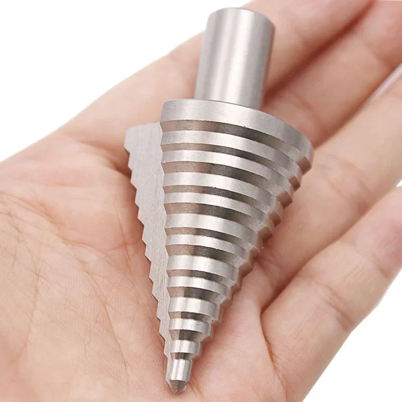 5-35MM High Speed Steel Step Drill Bit Wood Metal Drilling Bit HSS Power Tools Hole Cutter Industrial Reamer Tool Accessories