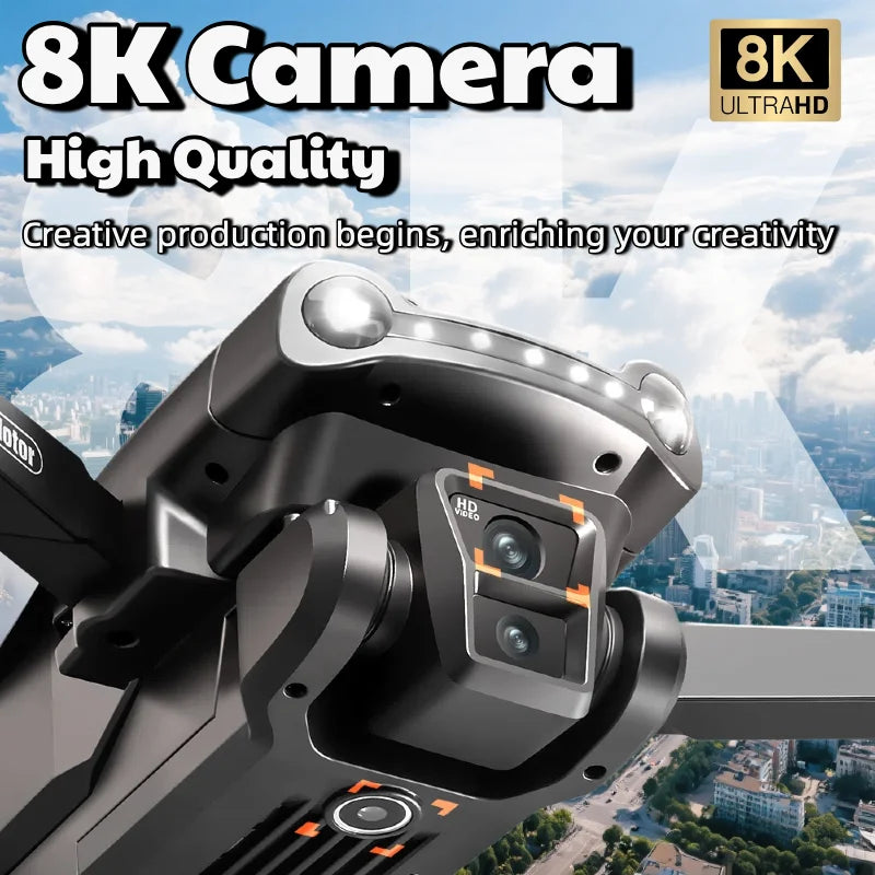 Lenovo V198MAX GPS Drone 8K Professional Camera Aerial FPV Brush Laser Obstacle with Large Screen Remote Control Drone