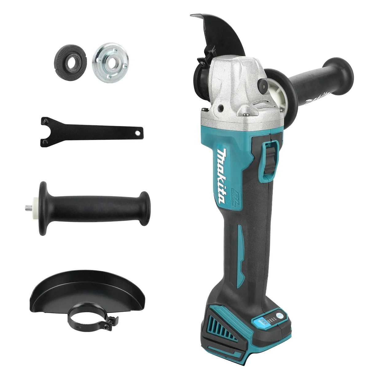 Makita DGA404 18V Brushless Lithium ion Angle Grinder with 125mm Large diameter Grinding Wheel rounder for Cutting and Polishing