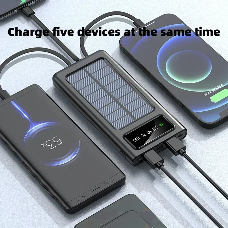 200000mAh portable power bank 4W fast charging