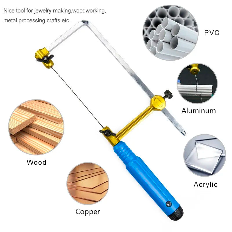 CMCP Adjustable Saw Bow U Type Saw Bow Cutting Tool For Wooden Handle Of Jewelry Saw Frame Hand Tools Jeweler's Saw Frame