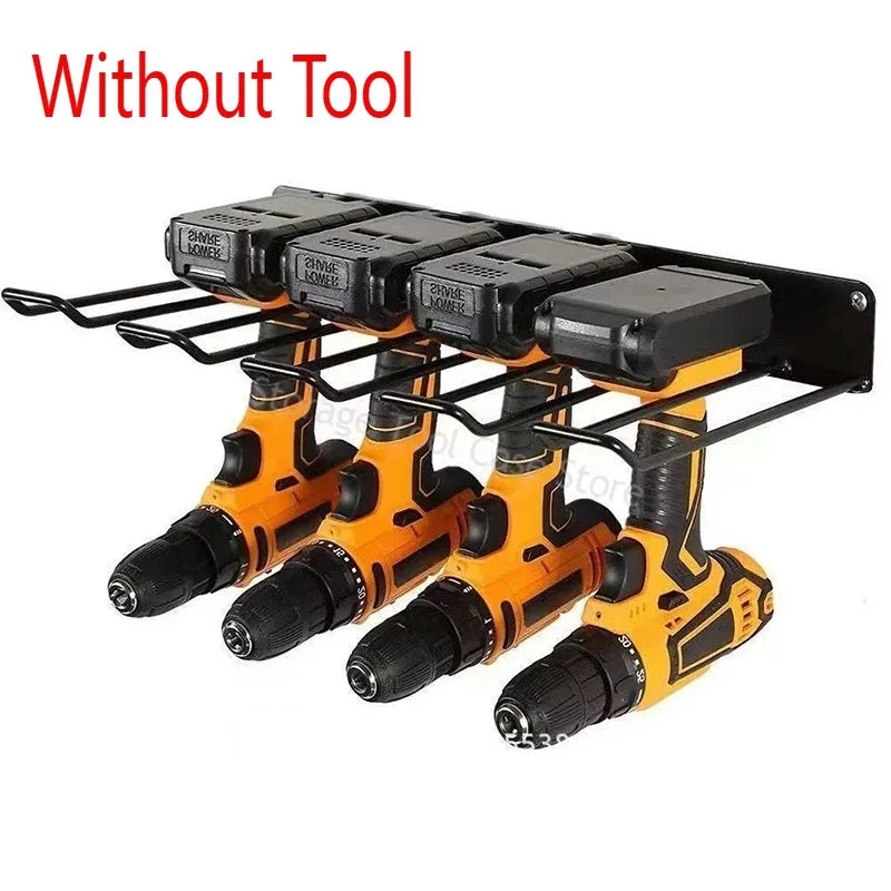 Hand Power Tool Organizer Rack Wall Mount Tool Shelf Electric Drill Holder Screwdriver Storage Cabinet Rack for Garage Workshop