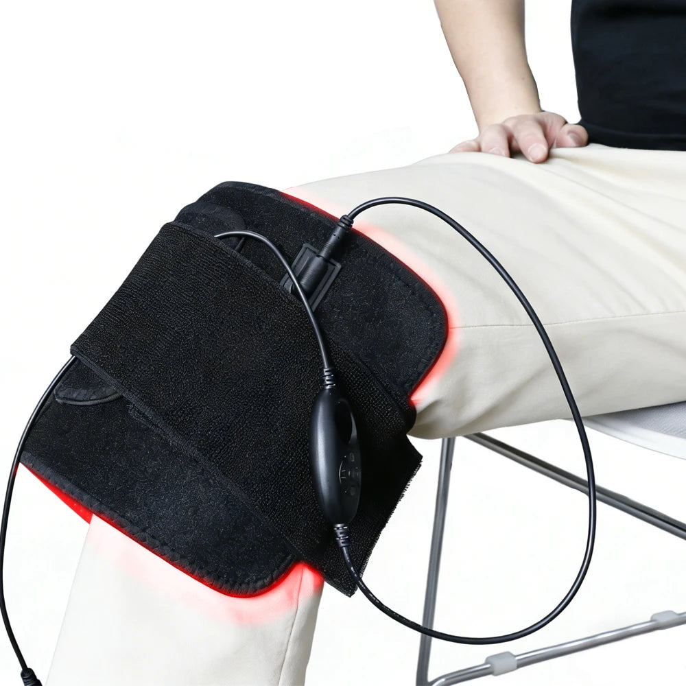 3 in 1 LED Infrared Light Therapy Body Pad Wearable Wrap for Back Shoulder Waist 660&850 NM Infrared Light Weight Loss Device
