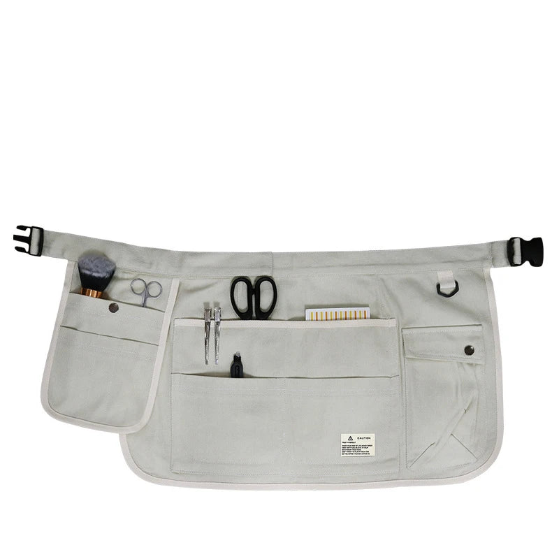 Cotton Waist Apron Suitable for Both Men and Women With 9 Pockets Barbers Beauty Salons Garden Carpenters Apron