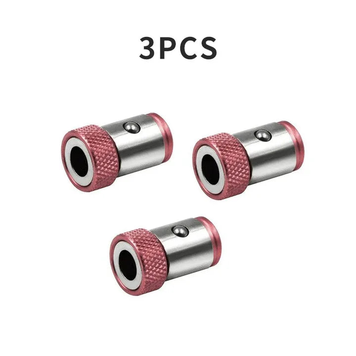 3PCS Magnetic Bit Holder Alloy Electric Magnetic Ring Screwdriver Bit Head Holder Anti Corrosion Magnetizer for Phillip Bit