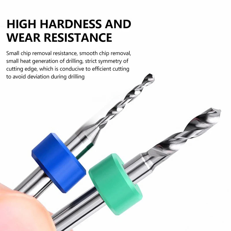 XCAN 0.1mm-2.0mm Import Carbide PCB Drill Bits Print Circuit Board Mini CNC Drilling Bit Set