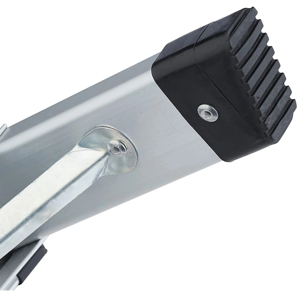 2 Step Folding Ladder Stool Double-Side Aluminium Ladder Non Slip Tread Safety Stool House Work Platform Stepladder