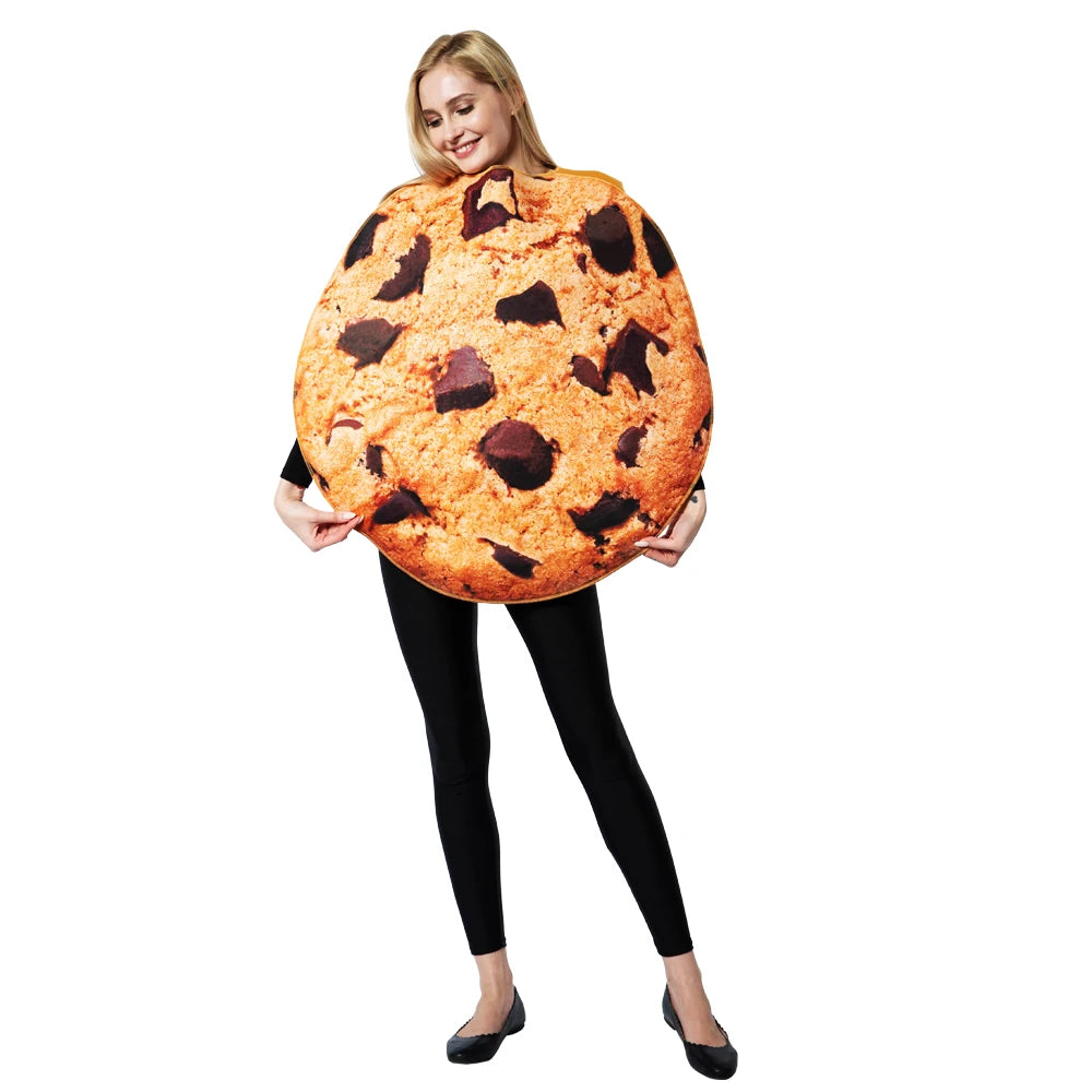 Funny Adult Kids Cookies And Milk Costume Halloween Costume For Couple Men Milk Costume Women Cookies Cosplay Performance Props