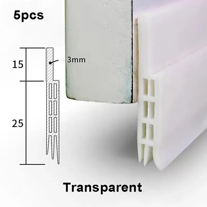 1Pc 1 Meter Door Bottom Sealing Strip Self-Adhesive Aoors And Windows,Sound Insulation, Windproof, Porous Sealing Strip