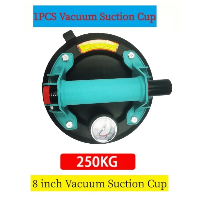 250 kg Vacuum Suction Cup Carrying Capacity Heavy Duty Lifter 8 Inch Hand Pump Suction Cup for Granite Tile Glass Manual Lifting