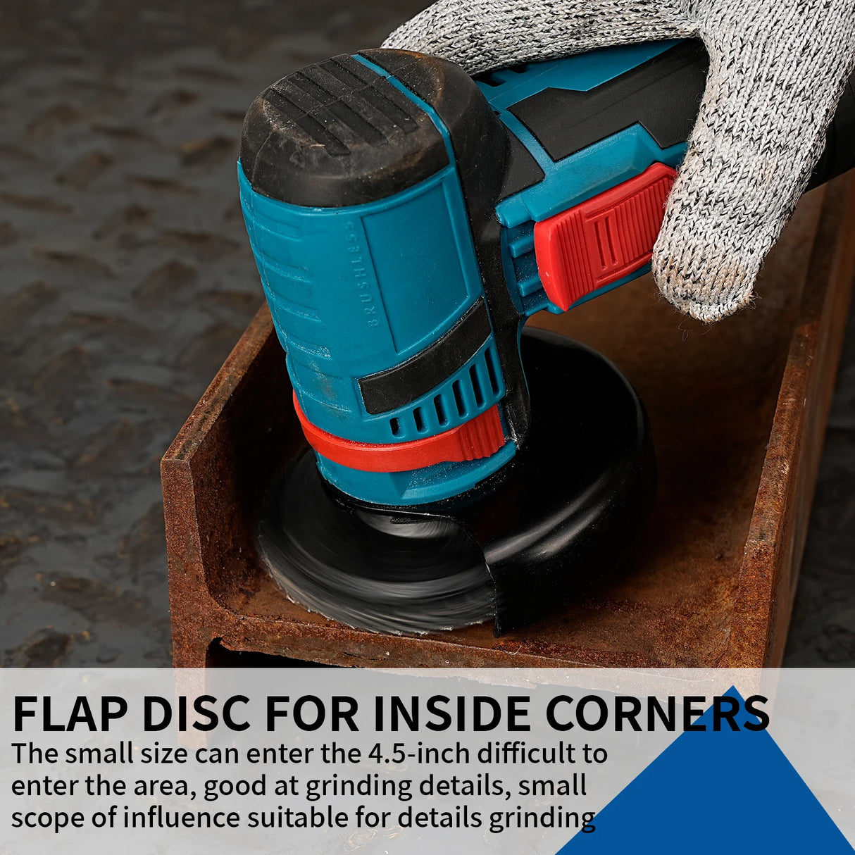 NuoDunco 3pcs 75mm Flat Flap Discs 3 " Grinding Wheels Mini Angle Grinder Accessories Sanding Discs For Metal Wood Polishing