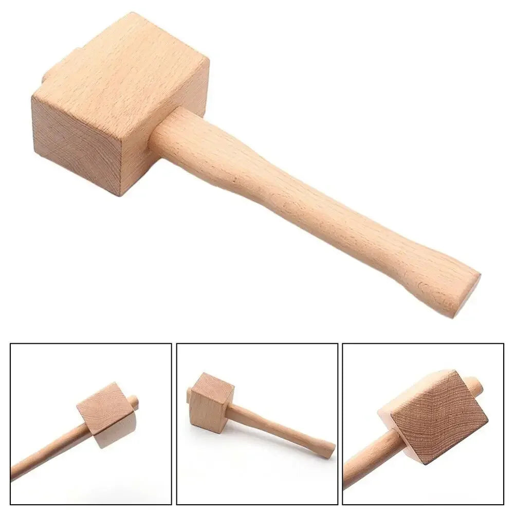 Beech Wood Hammer Carpenter Wooden Carving Mallet Beat Hand Tools For Woodworking,Installing Objects, Striking Chisels