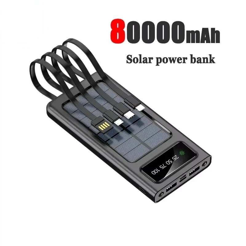 200000mAh portable power bank 4W fast charging