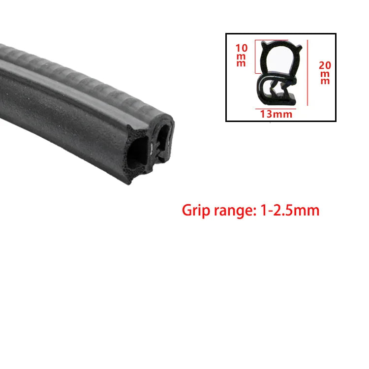 1/3meter Door Edge Guard Rubber Sealing Strip U Type Hardwearing Car Ship Dustproof Trim Soundproofing Waterproof Sealings Parts