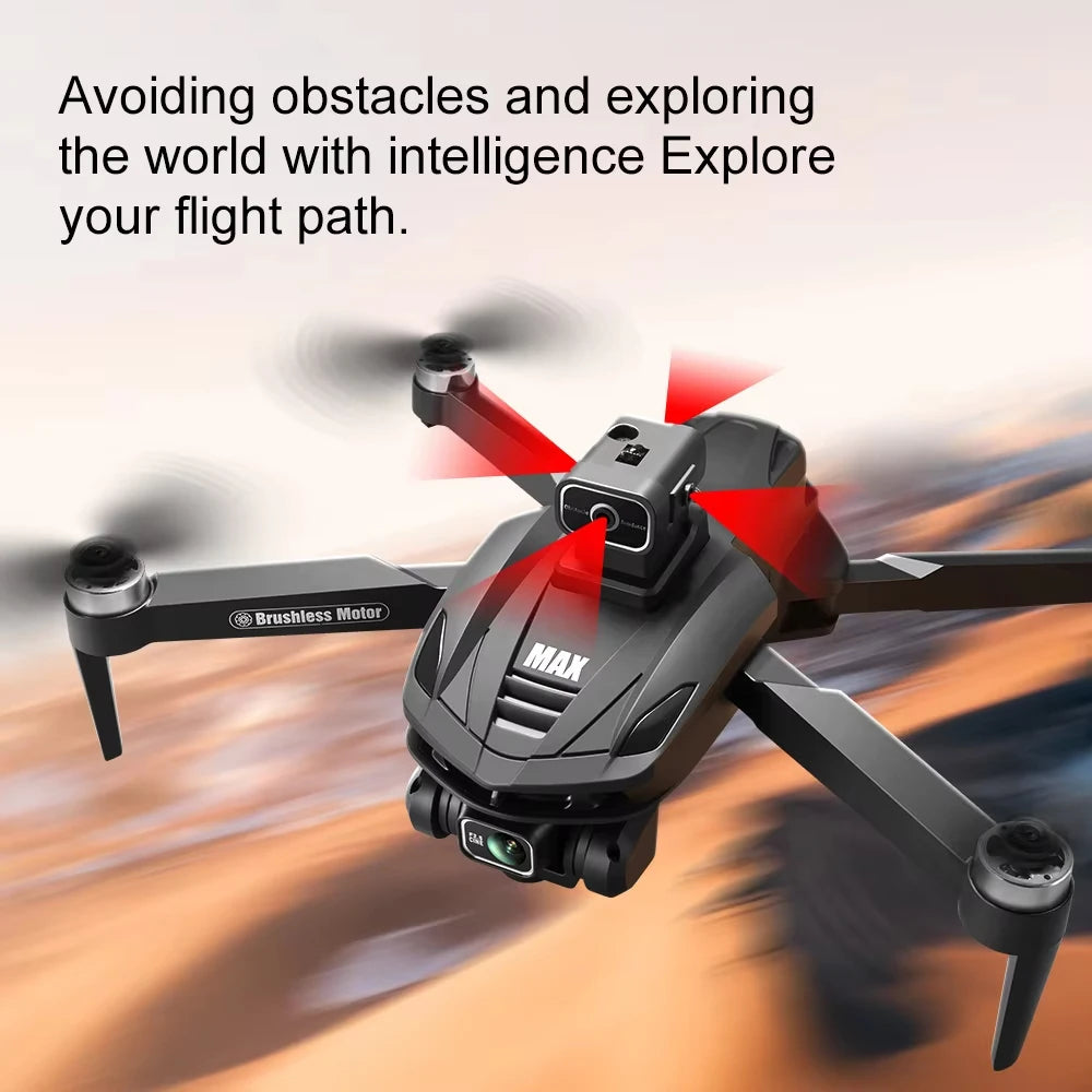 2026 V168 MAX GPS Drone Professional 8K Camera Aerial FPV Brushless Avoiding Obstacle Large Screen Remote Control Folding Drones