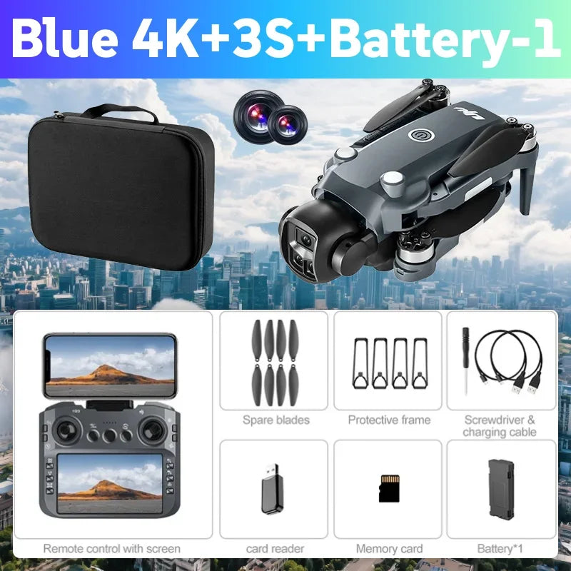 NEW for Genuine V988 Camera Drone 8K Professional Dron 4K with Screen Under 249g Remote Control Brushless RC Quadcopter Toys