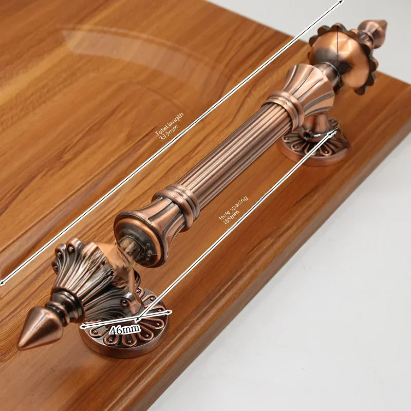 Heavy Duty Style Sliding Barn Door Handle Installation Drilling Required Wooden Door Handle Surface Finish Electroplated