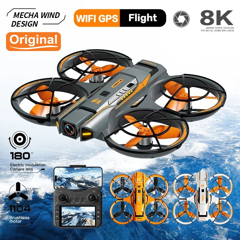 Lenovo Drone GPS RC 8K Professional HD Aerial Photography Laser obstacle avoidance Aircraft Quadcopter Three-axis gimbal Dron