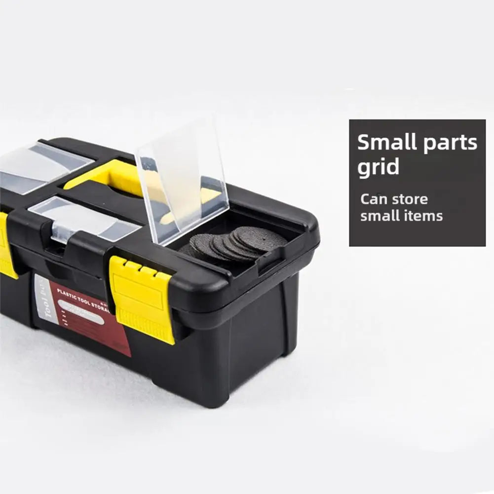 Tool Storage Box Mini Double Layer Compartment Tools Box Organizer Portable Handle Tool Case Accessories