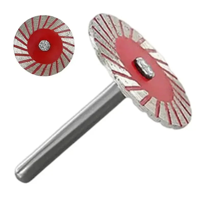 40mm Diamond Cutting Disc 6mm Shank Circular Saw Blade Sanding Disc Grinding Wheel For For Wood Metal Stone Granite Marble