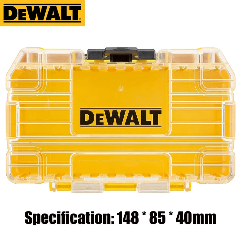 DEWALT Original TSTAK Yellow Tool Accessories Storage Box Drill Bit Support Containment Mini Tough Case