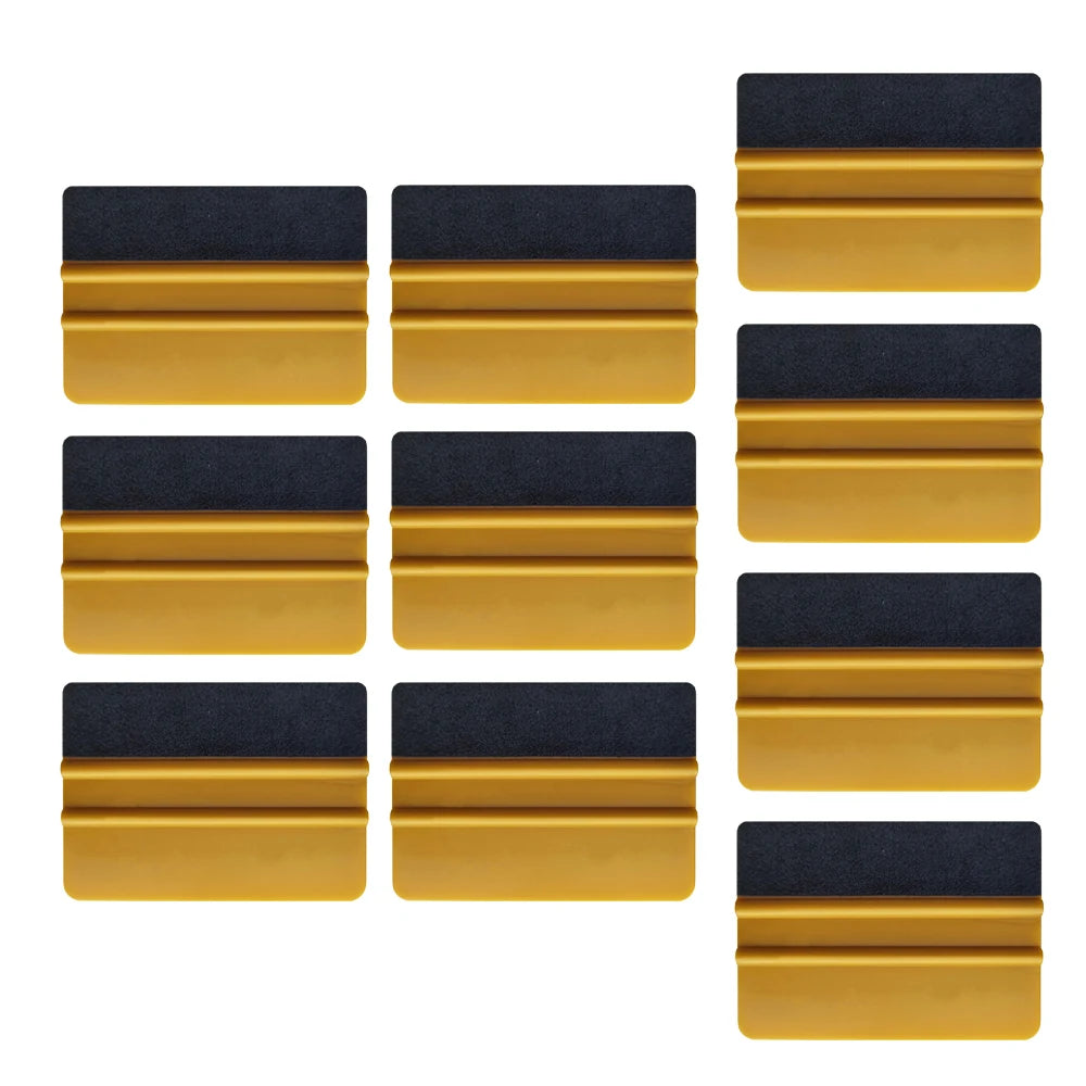10PCS Carbon Fiber Sticker Install Plastic Scraper Window Tint Tools Vinyl Car Film Wrapping Squeegee