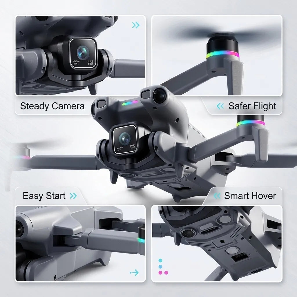 New K900 MAX GPS Drone Professional Dual Camera 8K Screen Remote Control UAV Brushless Obstacle Quadcopter Airplane Kid Gift Toy