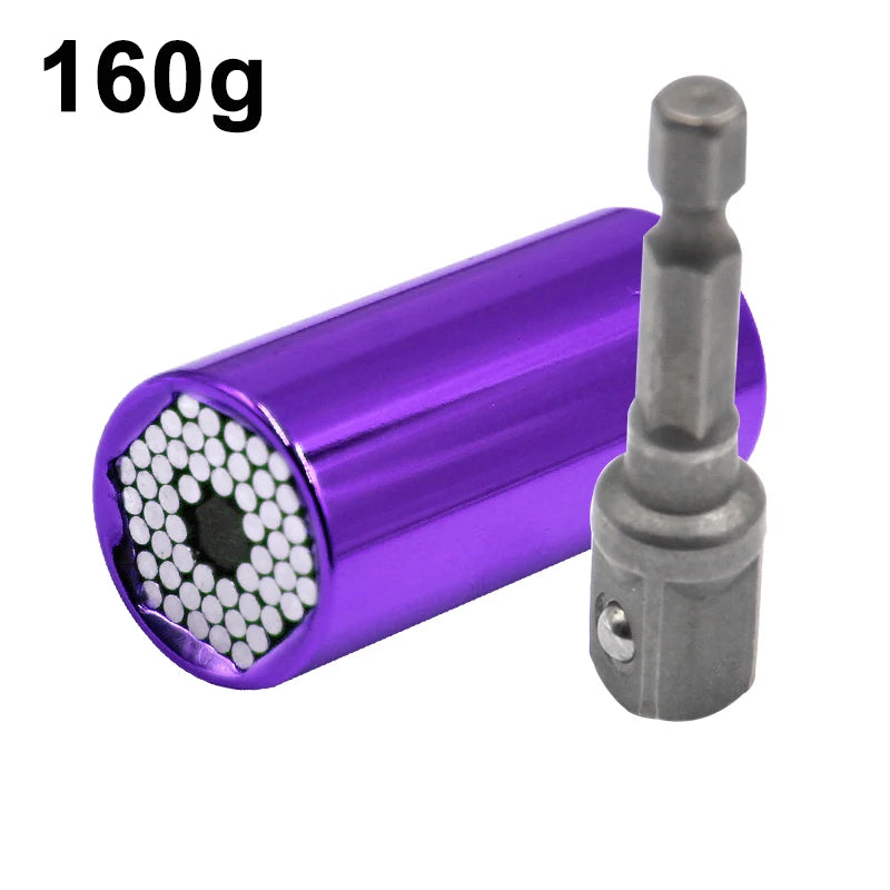 Universal Torque Wrench Power Drill Ratchet Bushing Spanner Key Magic Multi Hand Tools 7-19mm Head Set Socket Sleeve