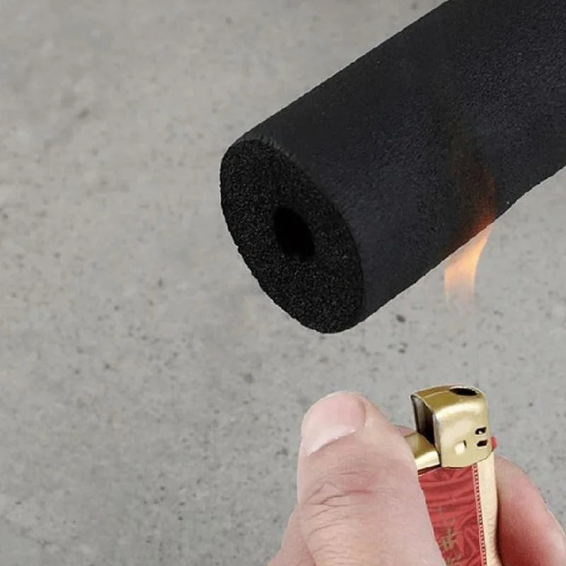 6mm-32mm Black ppr Sponge Pipe Insulation waterproof Pipeline Holder Thermal Tubular Protective sleeve Air conditioning fitting