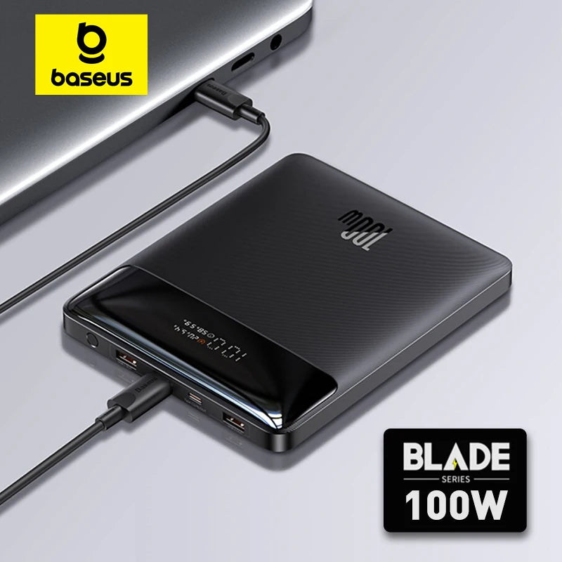 Baseus 20000mAh portable power bank 100W fast charging