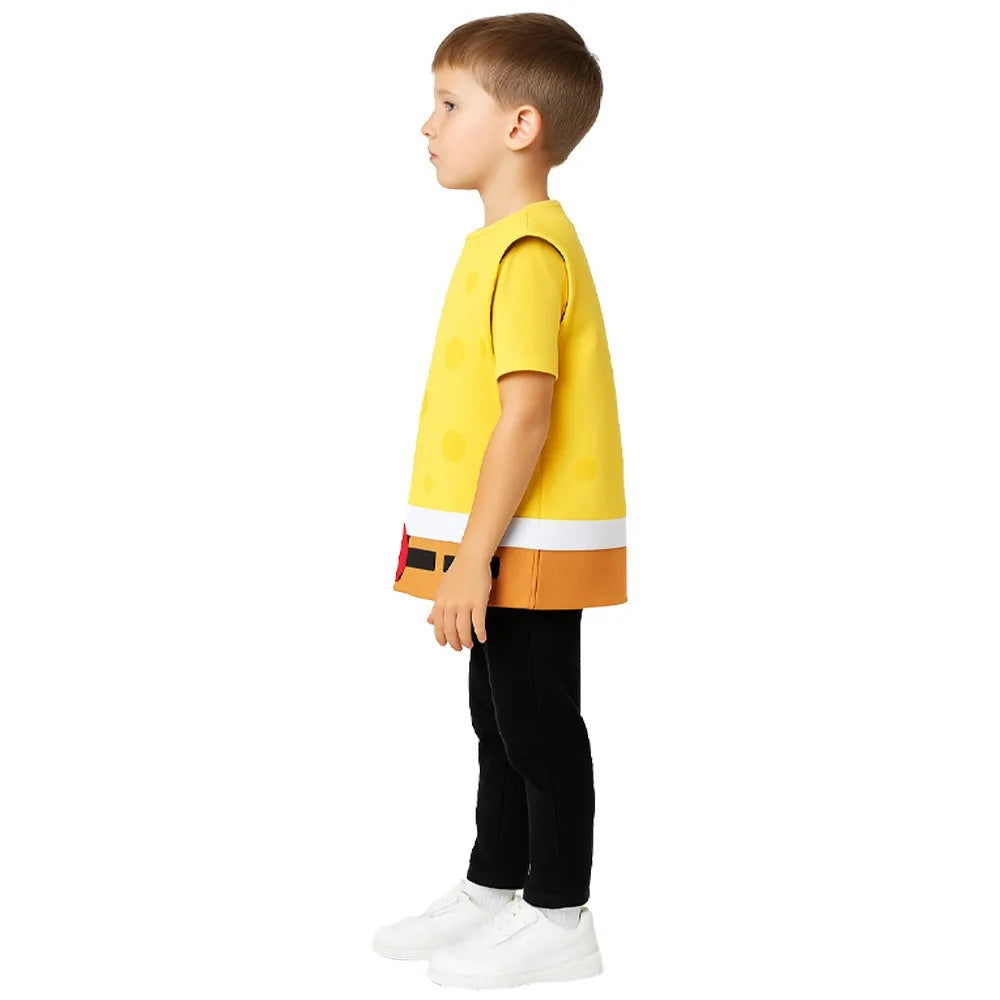 Halloween Children's Party Costumes Anime Cartoon Character Pai Da Xing Bodysuit Sponge Baby Cosplay Costume Carnival Party Prop