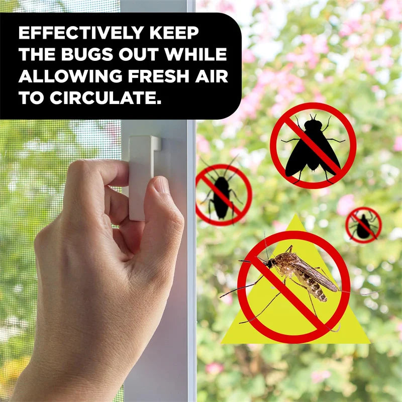 Window Screen Mesh Fiberglass Window Mesh Replacement Durable Not Easy to Tear Door Screen for Flies Mosquitoes Provention