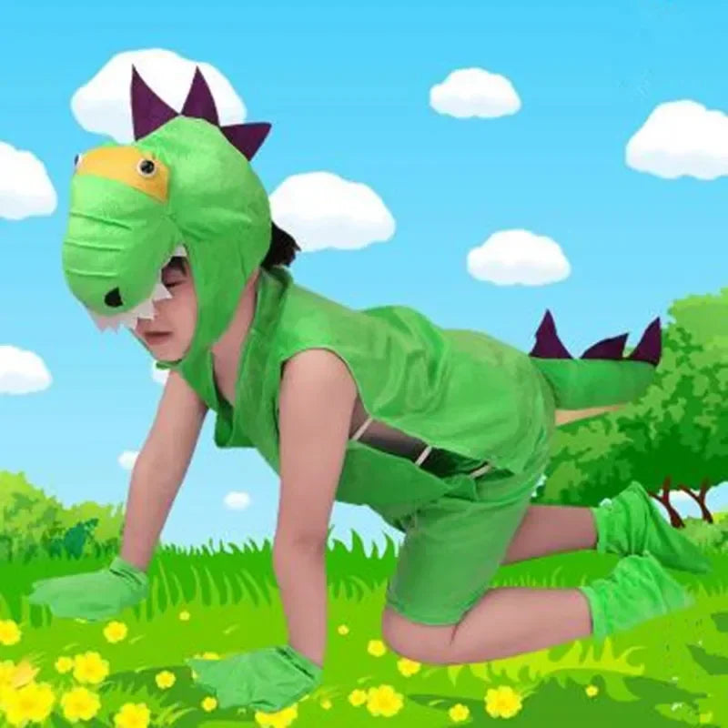 Cute Multiple Animal Costume Children Kids Boys Girls Summer Short Cosplay Costumes Carnival Party Dress Halloween