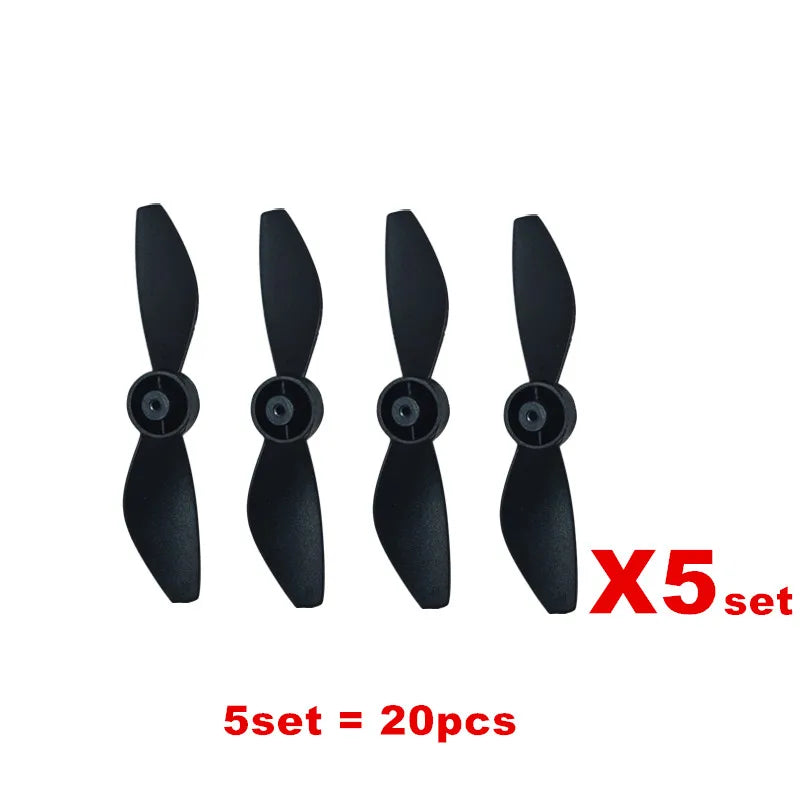 Original GT3 Drone Propellers Spare Parts Paddles RC Drone Replacement Accessories Propeller Blade Black