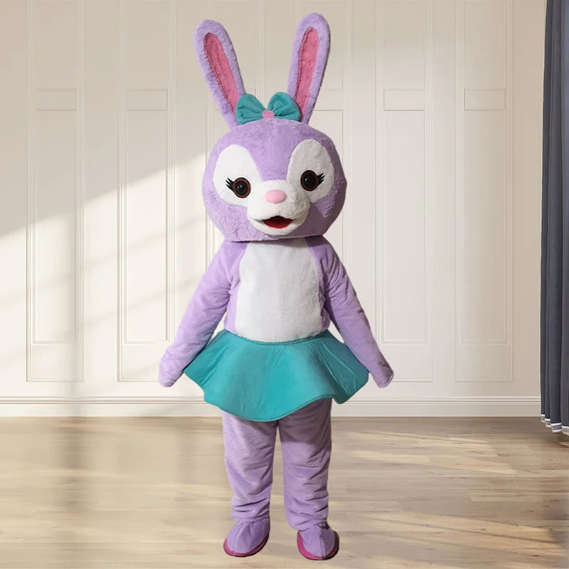 High Quality Blue Lilo & Stitch Cartoon character Mascot Costume Disney Advertising Fancy Dress Animal Mickey Mouse Cosplay