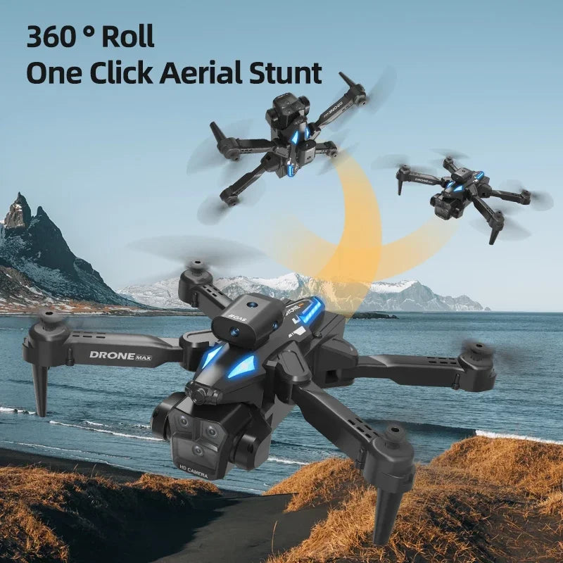C10 Max 1200M GPS Rc Drone HD 8K Optical Flow Positioning Obstacle Avoidance Gesture Photography Foldable Quadcopter Toy Gifts