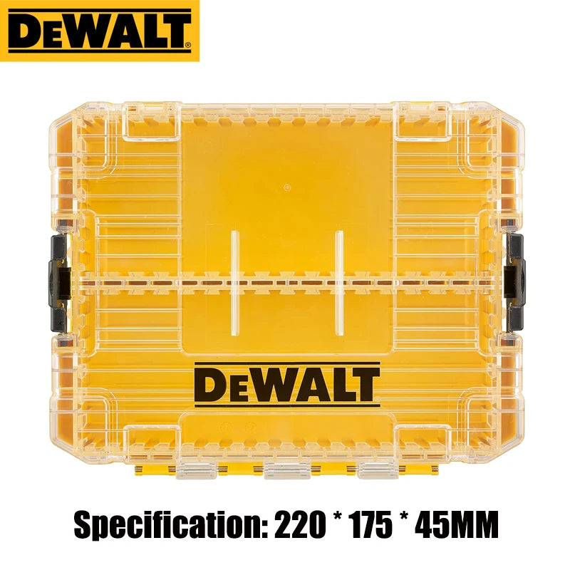 DEWALT Original TSTAK Yellow Tool Accessories Storage Box Drill Bit Support Containment Mini Tough Case