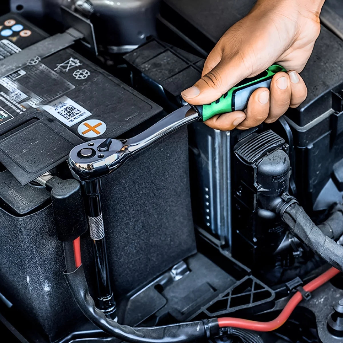 72Drive Socket Set 1/4"-3/8"-1/2", Ratchet Wrench Sockets Compact Sockets for Car Repair Mechanic Tool for Auto Repair