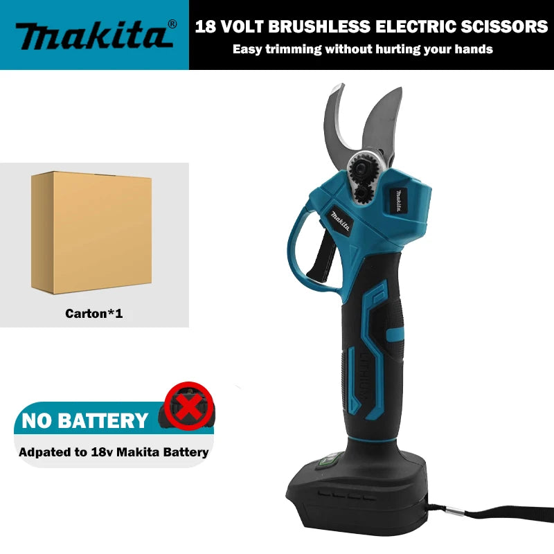 Makita 18v Battery Professional Cordless Electrician Scissors Pruning Shears Cutter Wireless Drills Tools Garden Pruner 2025