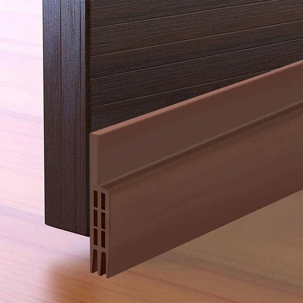 100cm Rubber Door Bottom Weatherstripping Triple Soundproof Design For Frameless Sliding Doors Cabinets Closets Shower Rooms