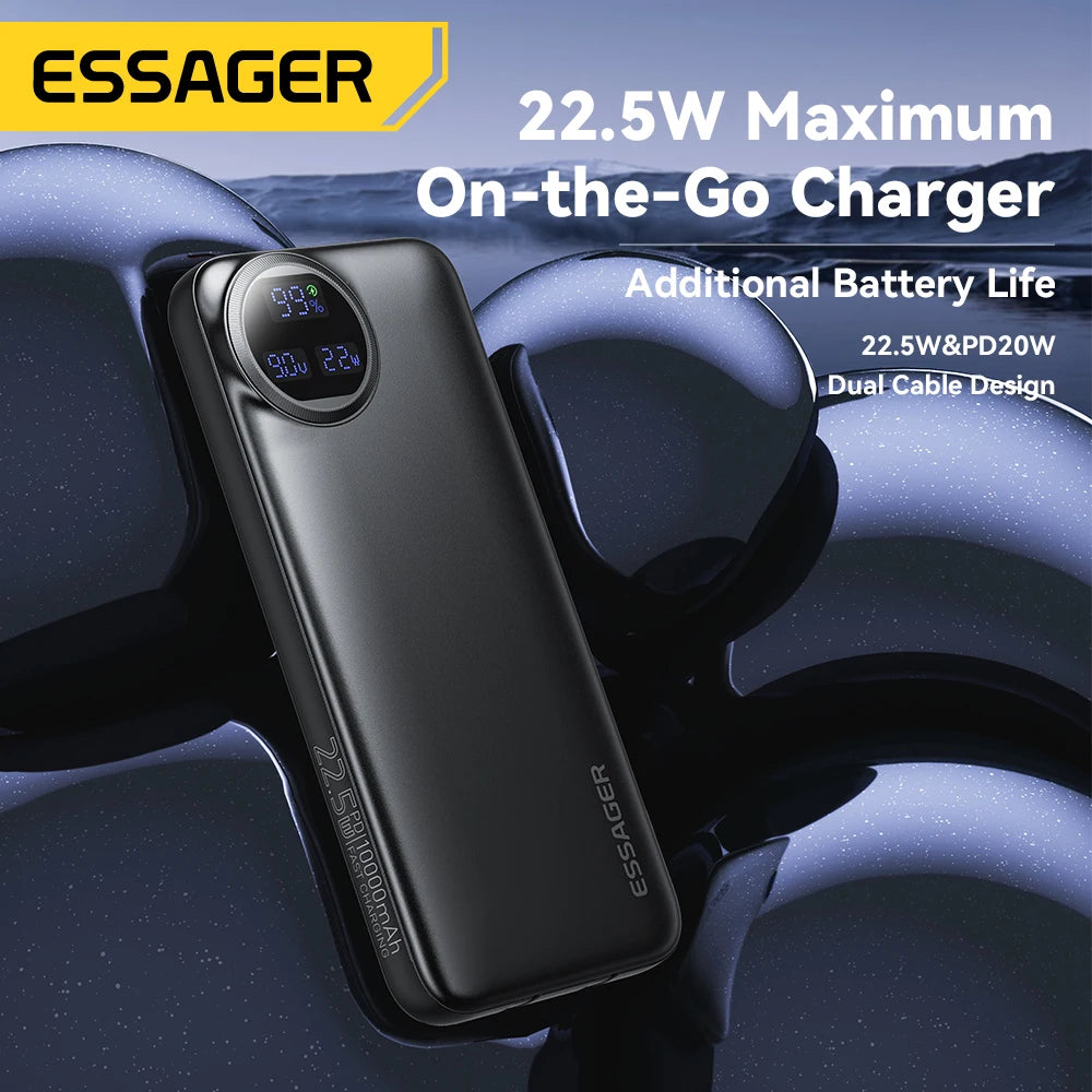 Essager 20000mAh portable power bank 5W fast charging