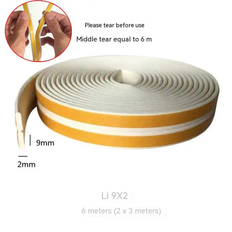 Door and window sealing strip, window windproof, warm insulation, aluminum alloy anti-theft door, door seam, door bottom soundpr